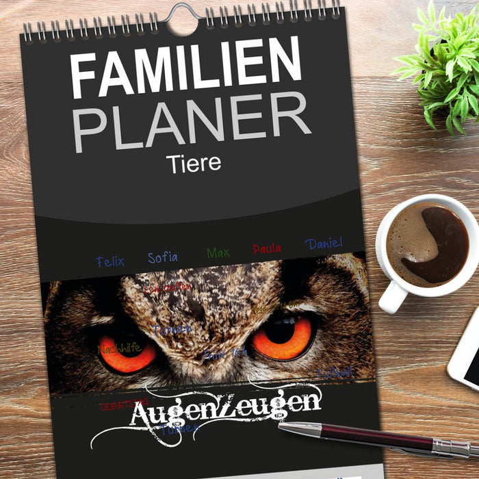 AugenZeugen (CALVENDO Familienplaner 2026)