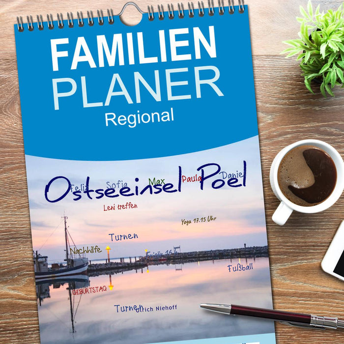 Osteeinsel Poel (CALVENDO Familienplaner 2026)