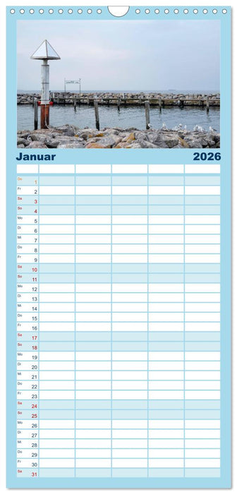 Osteeinsel Poel (CALVENDO Familienplaner 2026)