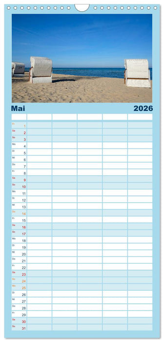 Osteeinsel Poel (CALVENDO Familienplaner 2026)