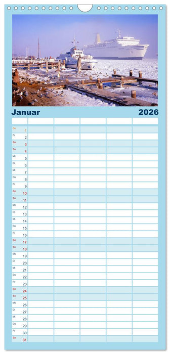 Travemünde maritim (CALVENDO Familienplaner 2026)