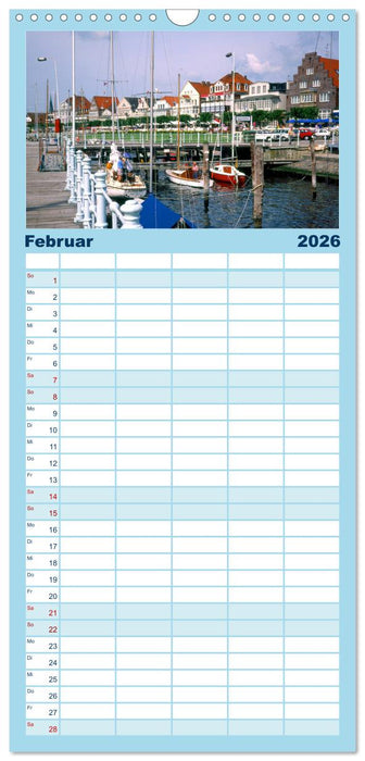 Travemünde maritim (CALVENDO Familienplaner 2026)