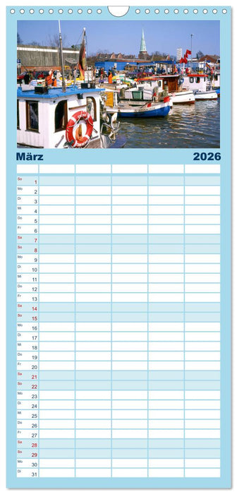 Travemünde maritim (CALVENDO Familienplaner 2026)