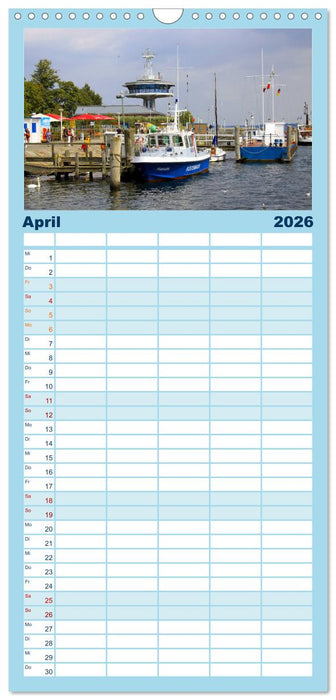 Travemünde maritim (CALVENDO Familienplaner 2026)