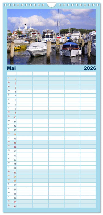 Travemünde maritim (CALVENDO Familienplaner 2026)