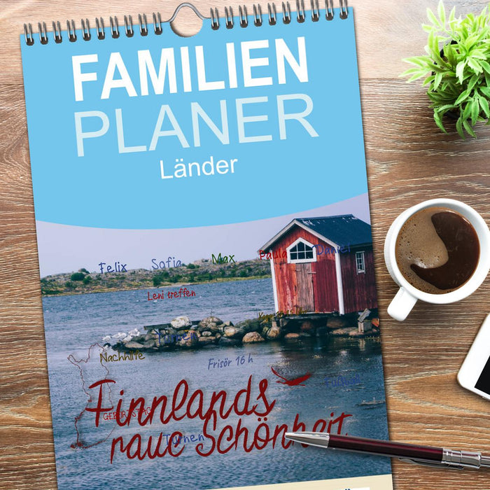 Finnlands raue Schönheit (CALVENDO Familienplaner 2026)