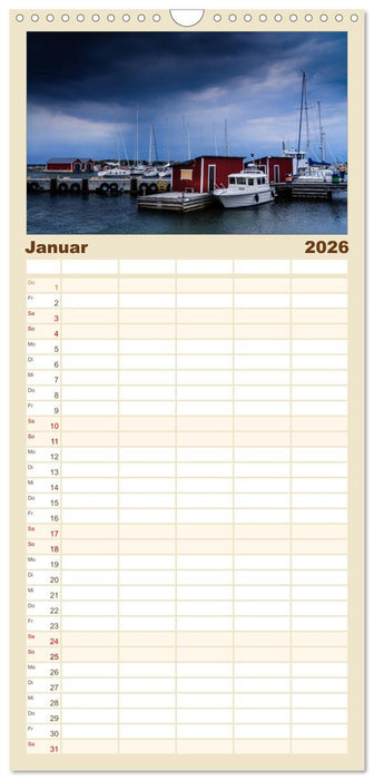 Finnlands raue Schönheit (CALVENDO Familienplaner 2026)