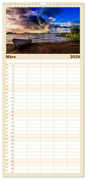 Finnlands raue Schönheit (CALVENDO Familienplaner 2026)