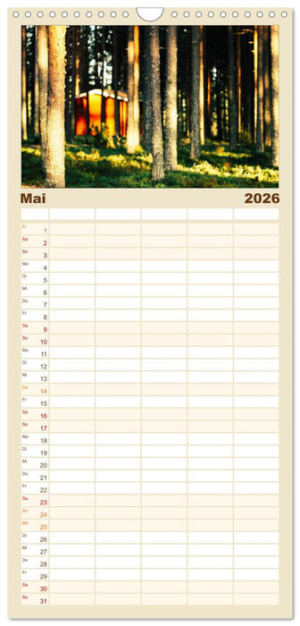 Finnlands raue Schönheit (CALVENDO Familienplaner 2026)