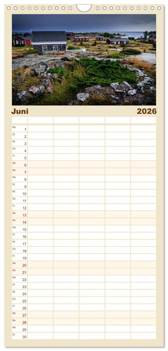 Finnlands raue Schönheit (CALVENDO Familienplaner 2026)