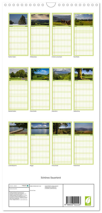 Schönes Sauerland (CALVENDO Familienplaner 2026)