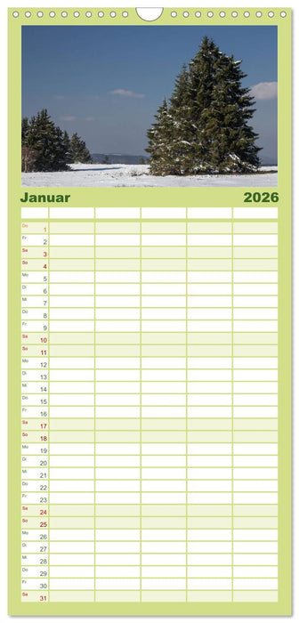 Schönes Sauerland (CALVENDO Familienplaner 2026)