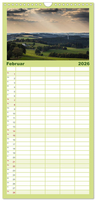 Schönes Sauerland (CALVENDO Familienplaner 2026)
