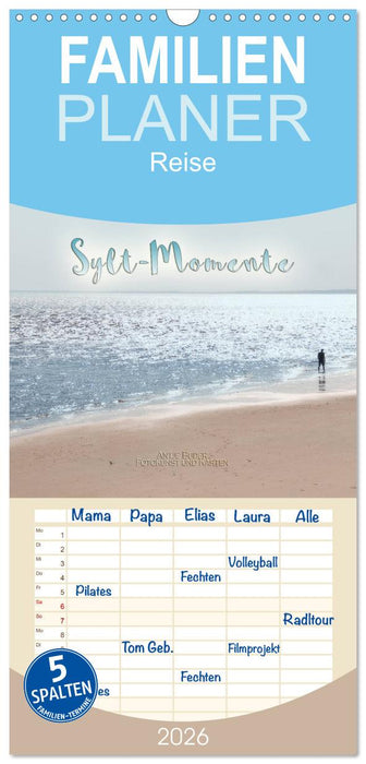 Sylt-Momente (CALVENDO Familienplaner 2026)