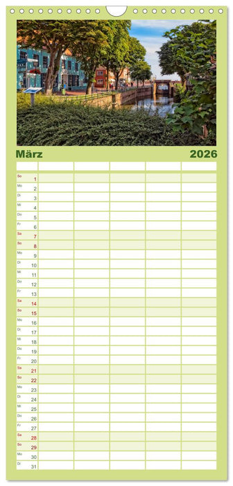 Reise an die Nordsee - Greetsiel (CALVENDO Familienplaner 2026)