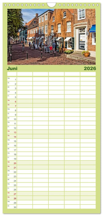 Reise an die Nordsee - Greetsiel (CALVENDO Familienplaner 2026)