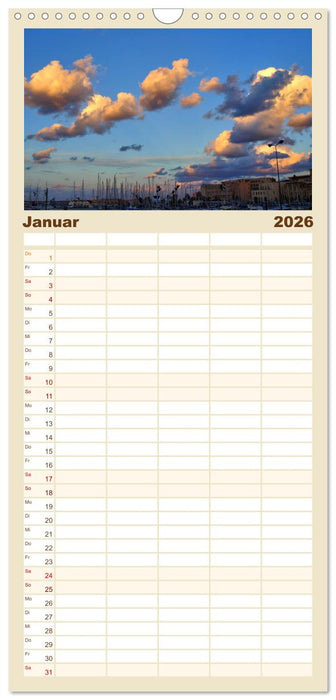 Sizilien - Traum im Mittelmeer (CALVENDO Familienplaner 2026)