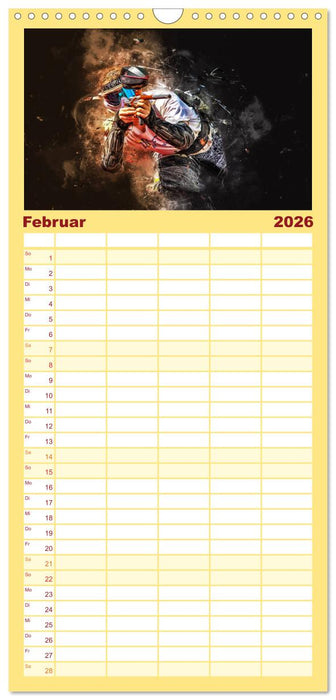 Paintball - extrem cool (CALVENDO Familienplaner 2026)