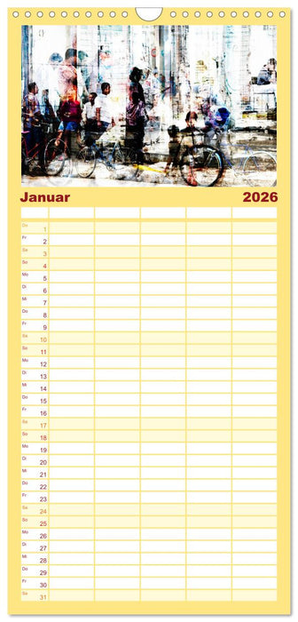 Kuba anders-Art-ig (CALVENDO Familienplaner 2026)