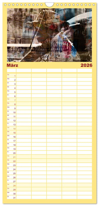 Kuba anders-Art-ig (CALVENDO Familienplaner 2026)