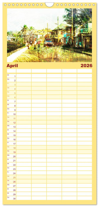 Kuba anders-Art-ig (CALVENDO Familienplaner 2026)