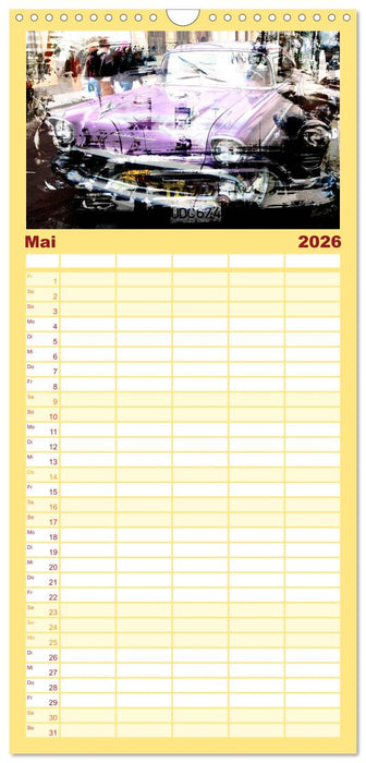 Kuba anders-Art-ig (CALVENDO Familienplaner 2026)