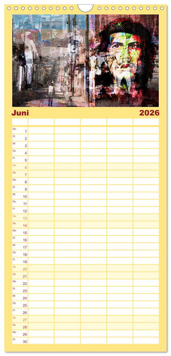 Kuba anders-Art-ig (CALVENDO Familienplaner 2026)