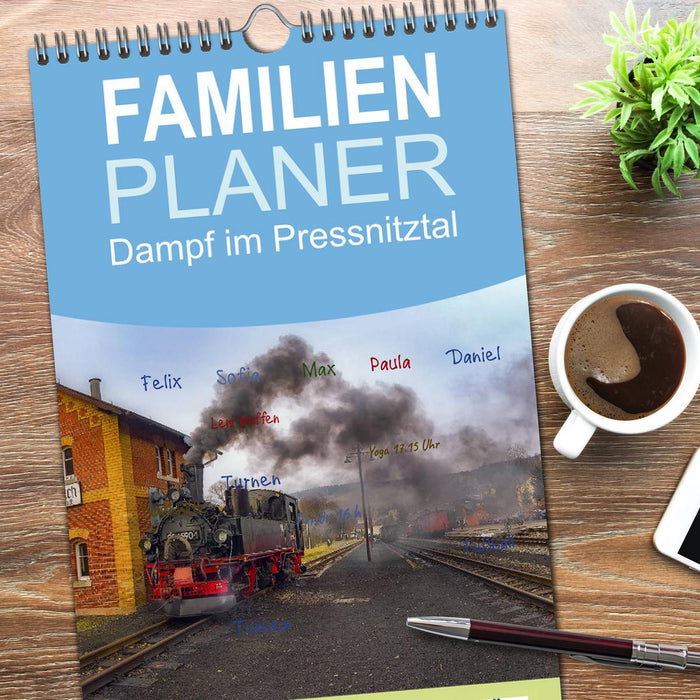 Dampf im Pressnitztal (CALVENDO Familienplaner 2026)