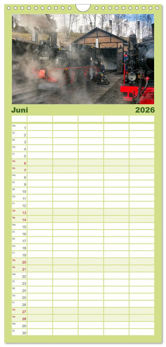 Dampf im Pressnitztal (CALVENDO Familienplaner 2026)