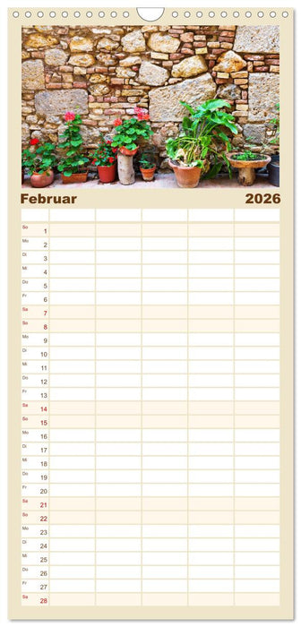 San Gimignano, die Stadt der Türme (CALVENDO Familienplaner 2026)