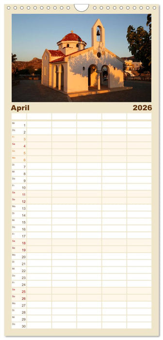 Griechenland - Von Epirus bis zu den Inseln (CALVENDO Familienplaner 2026)