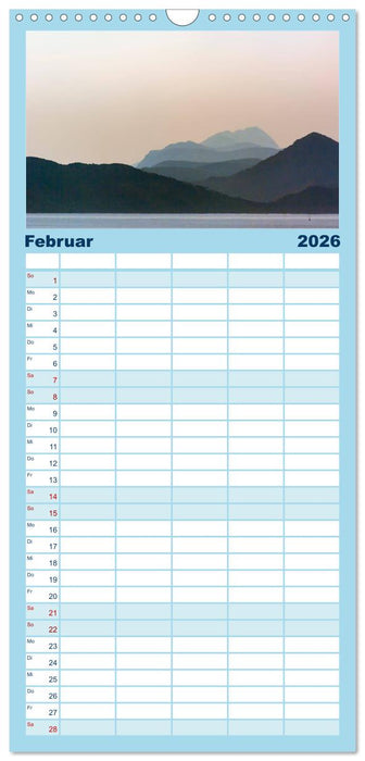 Luftperspektive (CALVENDO Familienplaner 2026)