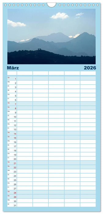 Luftperspektive (CALVENDO Familienplaner 2026)