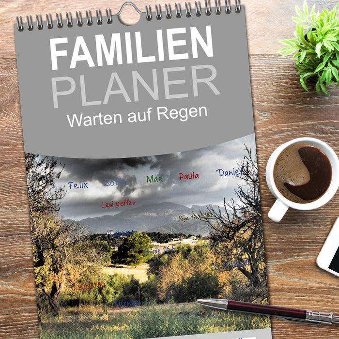 Warten auf Regen (CALVENDO Familienplaner 2026)