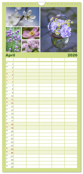 Ein Garten, der zum Verweilen einlädt (CALVENDO Familienplaner 2026)