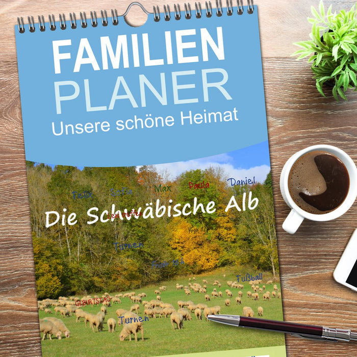 Unsere schöne Heimat - Die Schwäbische Alb (CALVENDO Familienplaner 2026)
