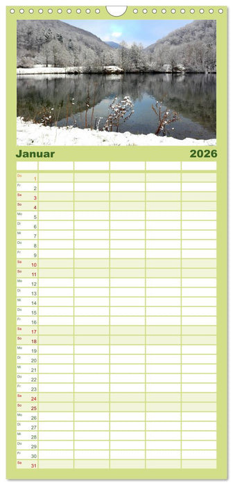 Unsere schöne Heimat - Die Schwäbische Alb (CALVENDO Familienplaner 2026)