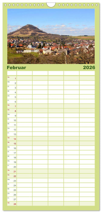 Unsere schöne Heimat - Die Schwäbische Alb (CALVENDO Familienplaner 2026)