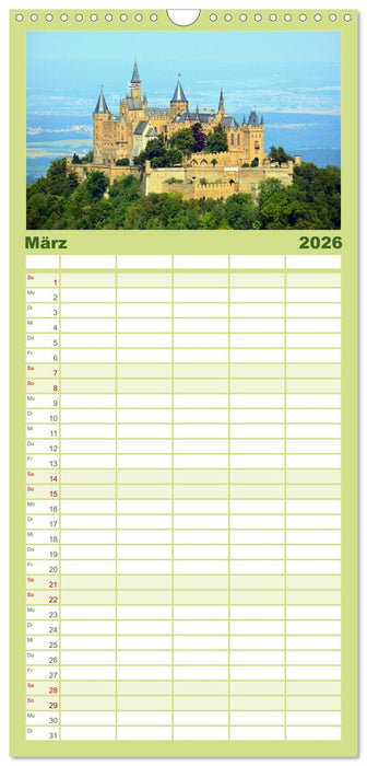 Unsere schöne Heimat - Die Schwäbische Alb (CALVENDO Familienplaner 2026)