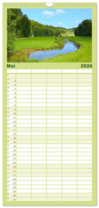 Unsere schöne Heimat - Die Schwäbische Alb (CALVENDO Familienplaner 2026)