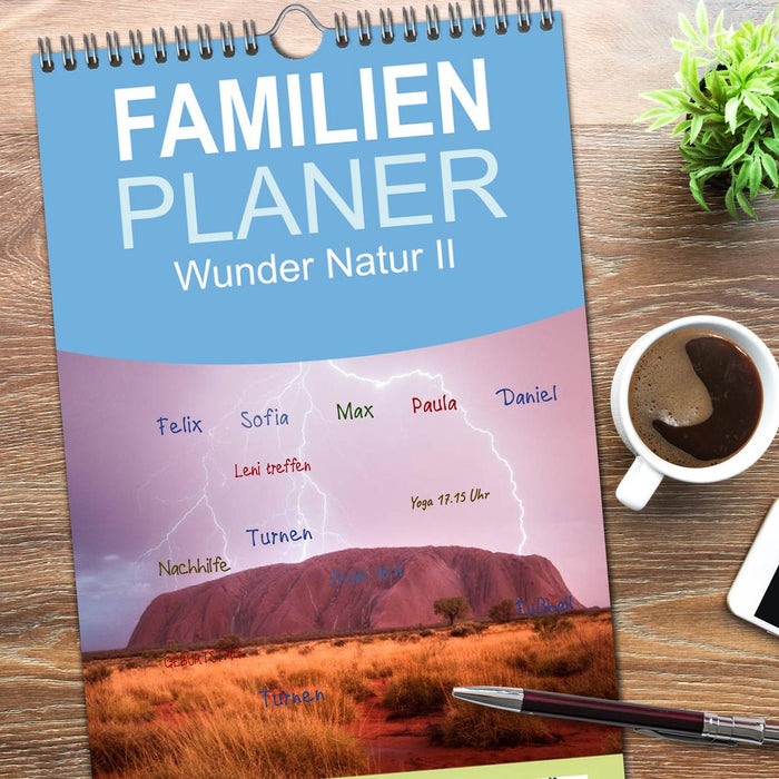 Wunder Natur II (CALVENDO Familienplaner 2026)