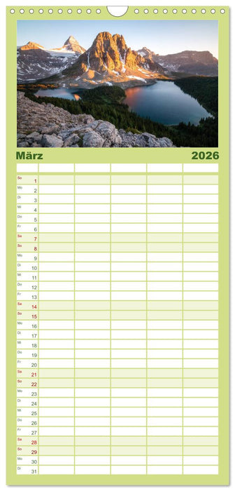 Wunder Natur II (CALVENDO Familienplaner 2026)