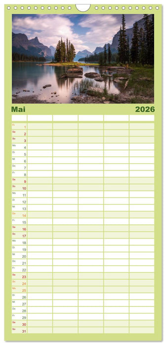 Wunder Natur II (CALVENDO Familienplaner 2026)