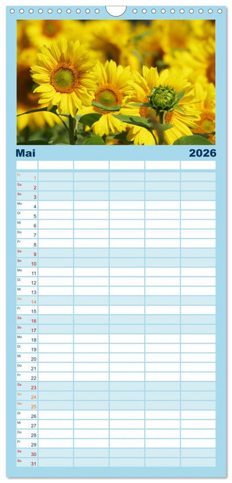 Natur Bilder Kalender (CALVENDO Familienplaner 2026)
