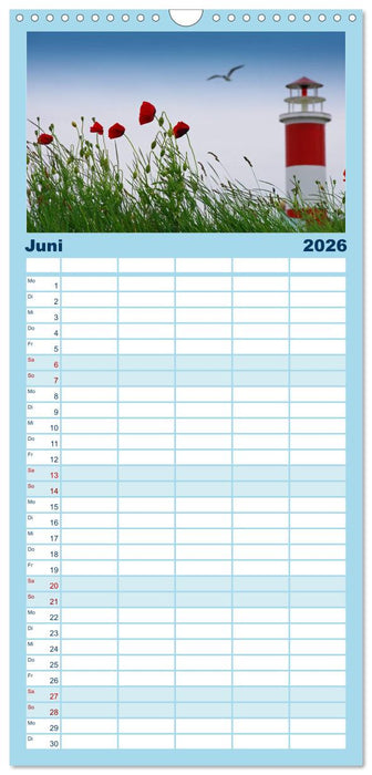 Natur Bilder Kalender (CALVENDO Familienplaner 2026)