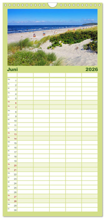 Insel Hiddensee - Dat söte Länneken (CALVENDO Familienplaner 2026)