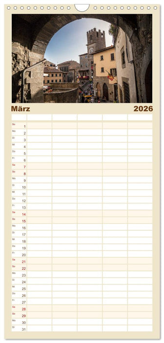 Toskana 2026 (CALVENDO Familienplaner 2026)