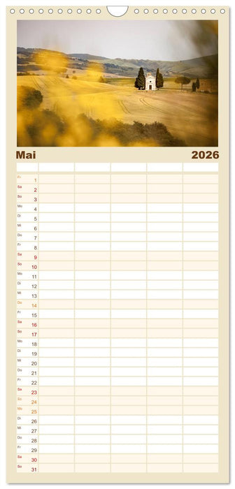 Toskana 2026 (CALVENDO Familienplaner 2026)