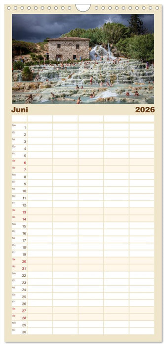 Toskana 2026 (CALVENDO Familienplaner 2026)