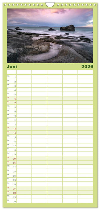 Norwegische Landschaften (CALVENDO Familienplaner 2026)